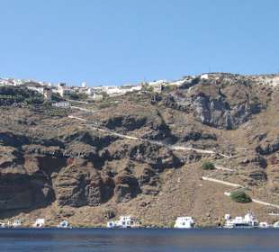 Blick auf die Bucht von Kórfos