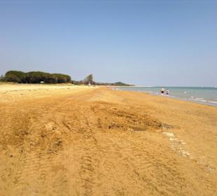 Strand in Bibione Juni 2012