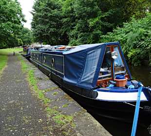 Haus Narrow Boat im Hafen von Trevor