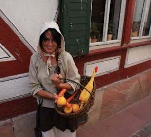 Mit der Marktfrau Kunigunde Schwarzviertel