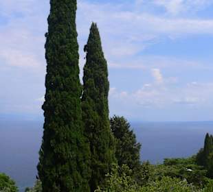 Aussicht vom Achillion Palast