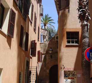Ausflug nach Palma, Gasse in der Altstadt