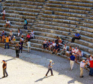 Aspendos An/Abfahrt Landschaft