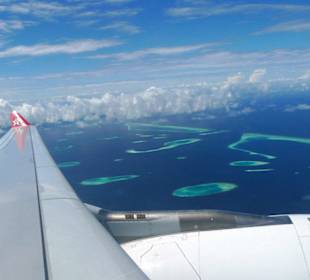 Blick aus dem Flieger