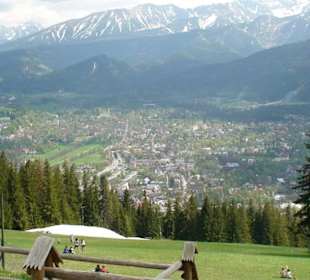 Gubałówka widok na giewont