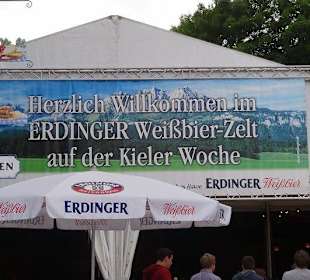 Weißbier aus Bayern auf der Kieler Meile