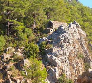 Necropole uberhalb von Olympos