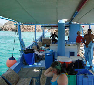 Ausflug auf dem Boot