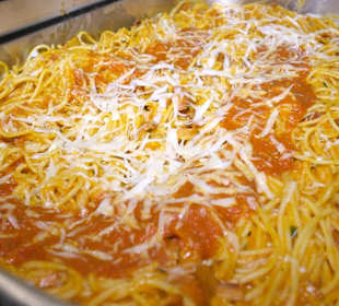 Köstliches italienisches Buffet