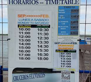 Fähre Ayamonte - Vila Real de Santo António