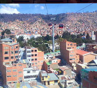 Ausblick Seilbahn Mi Teléferico