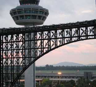 Tower Flughafen Singapur
