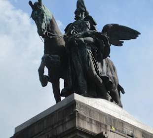 Wilhelm der 1. auf dem Gaul