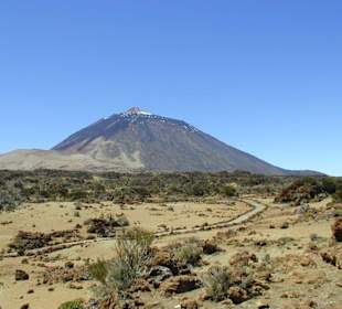 Teide mit Schnee