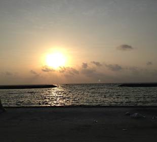 Zachód słońca na Maafushi