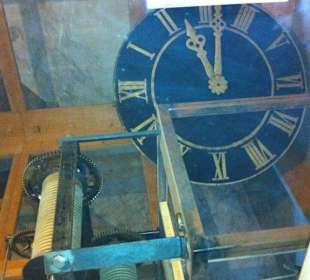 L'orologio conservato in una delle torri