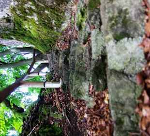 Da geht es steil bergauf