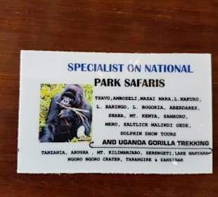 Safari mit Isaac +254727552374