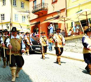 Landsknechte beim Umzug