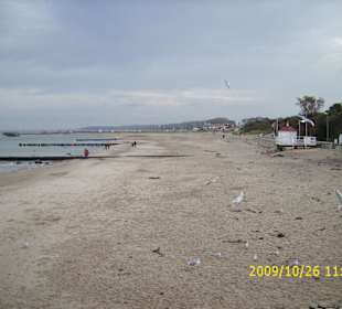 Der Strand im Oktober