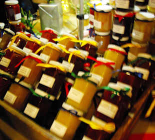 In Stallung Verkaufstände