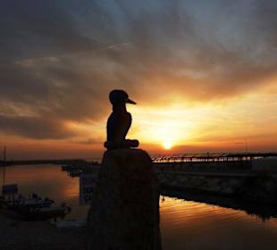 Sonnenuntergang Strandpromenade