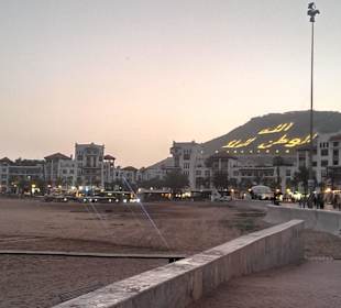 Blick auf die Marina von Agadir