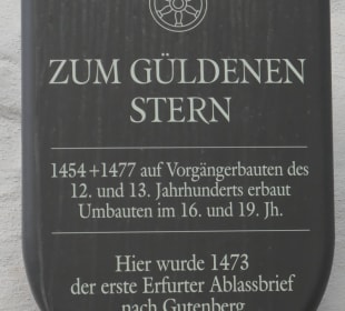 Haus zum Güldenen Stern, Erfurt, Allerheiligenstr.