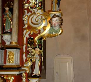 Details der Kanzel der St.-Ulrichs-Kirche