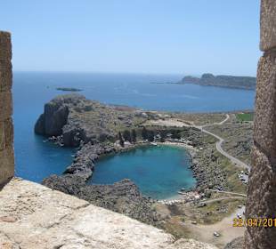 Blick zum Apostel-Paulus-Bucht