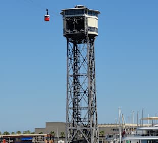Die Seilbahn über den Hafen von Barcelona