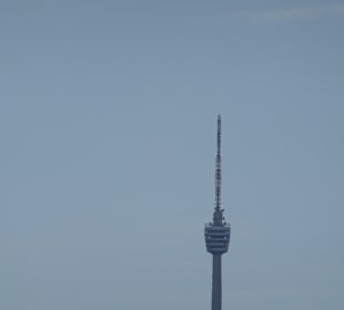 Rosensteinpark Blick zum Fernsehturm