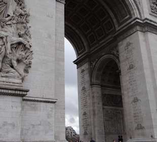 Łuk Triumfalny z bliska