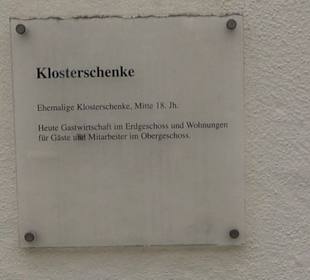Schenke Kloster Kirchberg