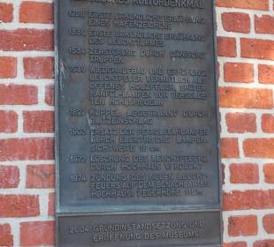 Historische Daten zum Leuchtturm