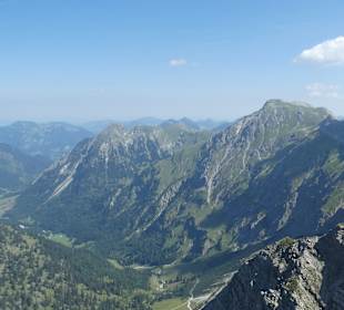 Ausblick vom Nebelhorn