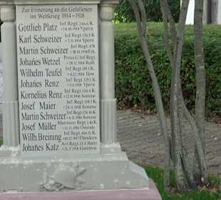 Kriegerdenkmal  Rohrdorf