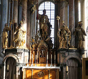 Besuch der Mauritiuskirche von Wiesentheid