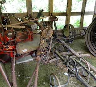 Blick in die Remise des Moorhofes