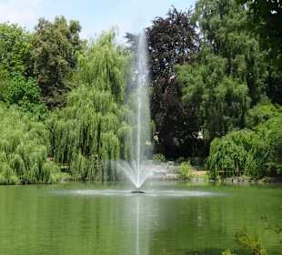 Die Fontäne des Röhrensees