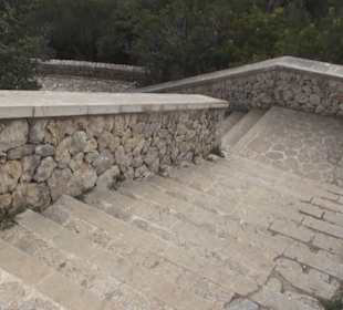 Treppe zur Carrer de Bellver