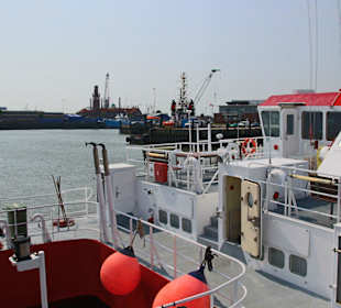 Reger Betrieb im Hafen