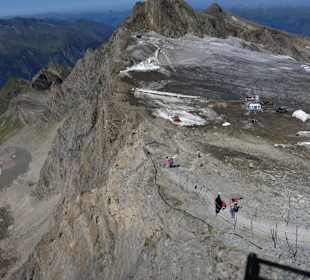 Aufstieg zur Panorama-Plattform