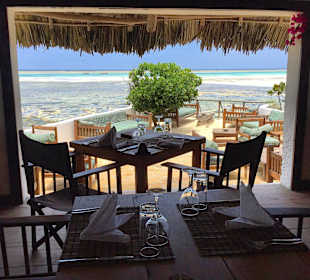 Tolle Aussicht an den Tischen 