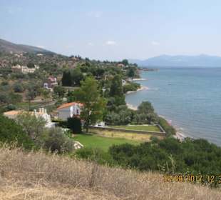 Blick an die ost Seite des Hugels