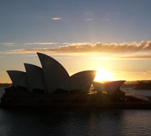 Sonnenaufgang Hafen Sydney