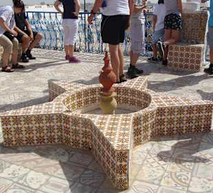 Brunnen auf der Terrasse