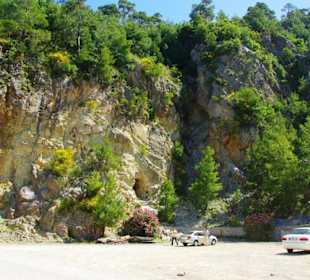 Der Staudamm selbst in voller Pracht