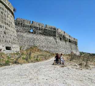 Die Festungsmauer zum Teil begehbar