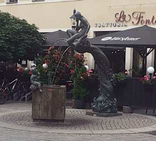 Kunstwerk Fortunabrunnen in Freiberg
